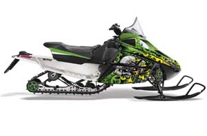 Arctic Cat F Z1 Series Sled Graphic Kit - All Years Motorhead Green