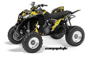 Honda TRX 700 XX ATV Graphic Kit - 2009-2015 Camoplate Yellow
