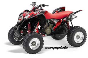 Honda TRX 700 XX ATV Graphic Kit - 2009-2015 Camoplate Red
