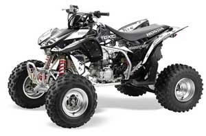 Honda TRX 450R ATV Graphic Kit - 2004-2016 Toxicity Black