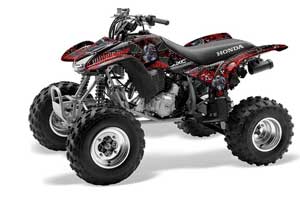 Honda TRX 400EX ATV Graphic Kit - 1999-2007 Toxicity Red