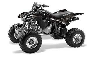 Honda TRX 400EX ATV Graphic Kit - 1999-2007 Reaper Black
