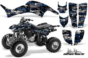 Honda TRX 400EX ATV Graphic Kit - 1999-2007 Silver Star - Silverhaze Blue