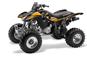 Honda TRX 400EX ATV Graphic Kit - 1999-2007 Toxicity Yellow