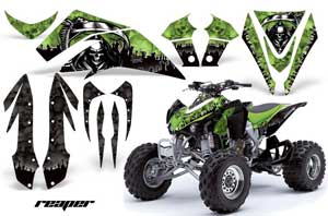 Kawasaki KFX 450 ATV Graphic Kit - 2008-2015 Reaper Green