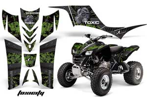 Kawasaki KFX 700 ATV Graphic Kit - 2004-2009 Toxicity Green
