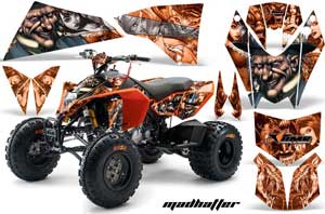KTM 450 / 505 / 525 ATV Custom Graphic Kit - 2008-2010