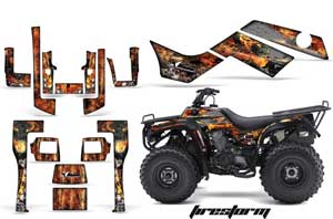 Kawasaki Bayou 220 / 250 / 300 ATV Custom Graphic Kit - All Years