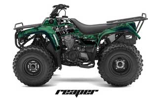 Kawasaki Bayou 220 / 250 / 300 ATV Graphic Kit - All Years Reaper Green