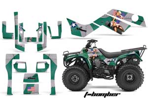 Kawasaki Bayou 220 / 250 / 300 ATV Custom Graphic Kit - All Years