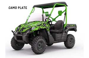 Kawasaki Teryx 750 Graphic Kit - 2007-2009 Camoplate Green
