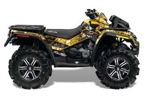 Can Am Outlander XMR 800R ATV Graphic Kit