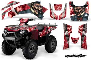 Kawasaki Brute Force 650i 4x4 ATV Custom Graphic Kit - 2004-2012