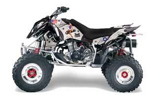 Polaris Outlaw 450 / 500 / 525 ATV Graphic Kit - 2006-2008 T Bomber Black