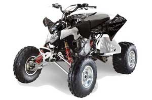 Polaris Outlaw 450 / 500 / 525 ATV Graphic Kit - 2009-2012 Reaper Black