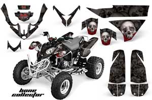 Polaris Predator 500 ATV Graphic Kit - 2002-2011 Bone Collector Black