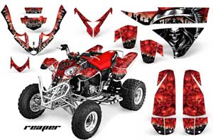 Polaris Predator 500 ATV Graphic Kit - 2002-2011 Reaper Red