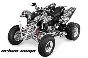Polaris Predator 500 ATV Graphic Kit - 2002-2011 Urban Camo White