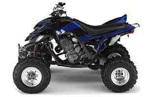 Yamaha Raptor 660 ATV Graphic Kit - 2001-2005 Diamond Race Blue