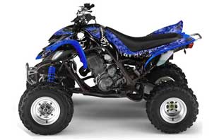Yamaha Raptor 660 ATV Graphic Kit - 2001-2005 Reaper Blue