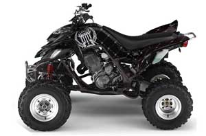 Yamaha Raptor 660 ATV Graphic Kit - 2001-2005 Silver Star - Reloaded Silver