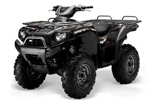 Kawasaki Brute Force 650i 4x4 ATV Graphic Kit - 2004-2012 Reaper Black
