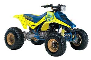 Suzuki LT 250 / 250 R ATV Graphic Kit - 1985-1992 Silver Star - Reloaded Yellow