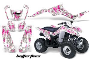 Suzuki LTZ 250 ATV Graphic Kit - 2004-2011 Butterfly Pink