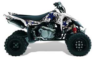 Suzuki LTR 450 ATV Graphic Kit - 2006-2009 Northstar Black