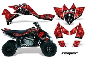Suzuki LTR 450 ATV Graphic Kit - 2006-2009 Reaper Red