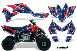 Suzuki LTR 450 ATV Graphic Kit - 2006-2009 Rebel