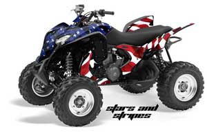 Honda TRX 700 XX ATV Graphic Kit - 2009-2015 Stars n Stripes Red