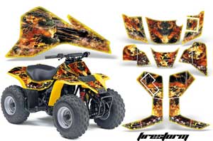 Suzuki QuadSport LT 80 ATV Custom Graphic Kit - 1987-2006