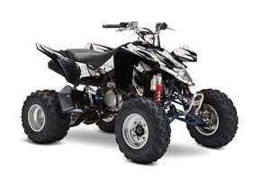 Suzuki LTZ 400 ATV Graphic Kit - 2009-2016 Tribal Flame Red