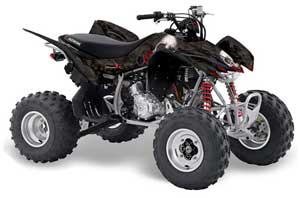 Honda TRX 400 EX ATV Graphic Kit - 2008-2016 Bone Collector Black