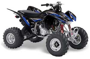 Honda TRX 400 EX ATV Graphic Kit - 2008-2016 Tribal Flames Blue