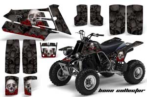 Yamaha Banshee 350 (Full Bore Plastics) ATV Graphic Kit - All Years Bone Collector Black