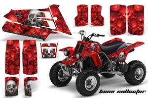 Yamaha Banshee 350 (Full Bore Plastics) ATV Graphic Kit - All Years Bone Collector Red