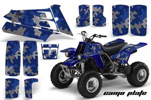 Yamaha Banshee 350 (Full Bore Plastics) ATV Graphic Kit - All Years Camoplate Blue