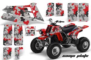 Yamaha Banshee 350 (Full Bore Plastics) ATV Graphic Kit - All Years Camoplate Red