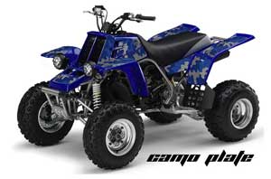 Yamaha Banshee 350 (Full Bore Plastics) ATV Graphic Kit - All Years Camoplate Blue