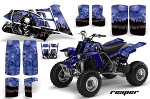 Yamaha Banshee 350 (Full Bore Plastics) ATV Graphic Kit - All Years Reaper Blue