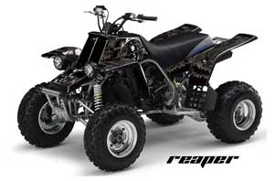 Yamaha Banshee 350 (Full Bore Plastics) ATV Graphic Kit - All Years Reaper Black