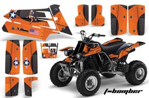 Yamaha Banshee 350 (Full Bore Plastics) ATV Graphic Kit - All Years T Bomber Orange