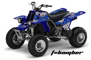 Yamaha Banshee 350 (Full Bore Plastics) ATV Graphic Kit - All Years T Bomber Blue