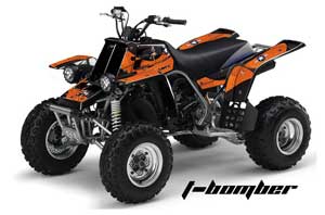 Yamaha Banshee 350 (Full Bore Plastics) ATV Graphic Kit - All Years T Bomber Orange