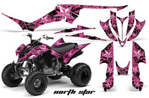 Yamaha Raptor 350 ATV Graphic Kit - 2004-2014 Northstar Pink