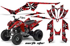 Yamaha Raptor 350 ATV Graphic Kit - 2004-2014 Northstar Red