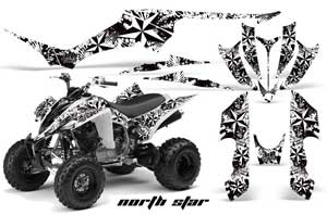 Yamaha Raptor 350 ATV Graphic Kit - 2004-2014 Northstar White