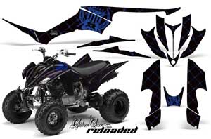 Yamaha Raptor 350 ATV Custom Graphic Kit - 2004-2014